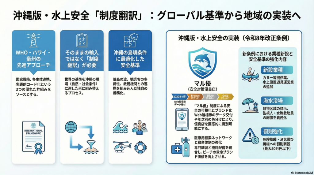沖縄版・水上安全：グローバル基準から地域の実装へ