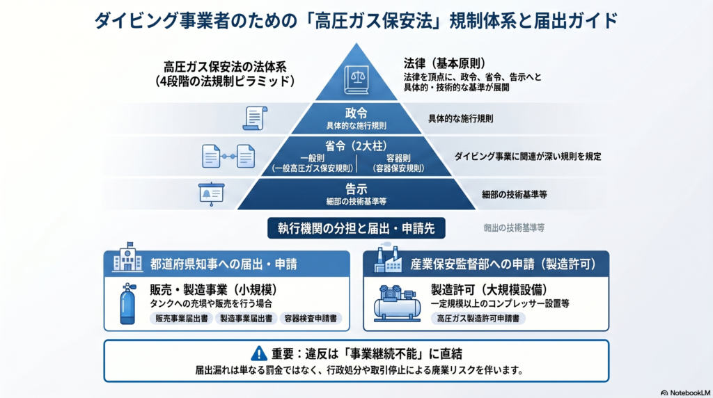 規制体系と届出ガイド
